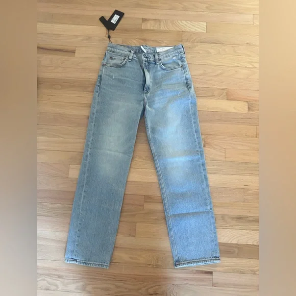 rag & bone women’s Denim Jeans in Light Blue - Picture 1 of 2
